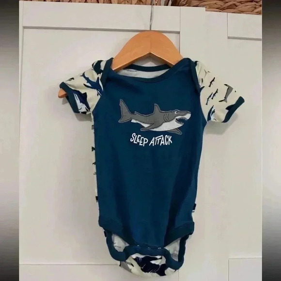 💕3/$25💕 Little Blue  House “Sleep Attack” Onesie - Picture 1 of 3